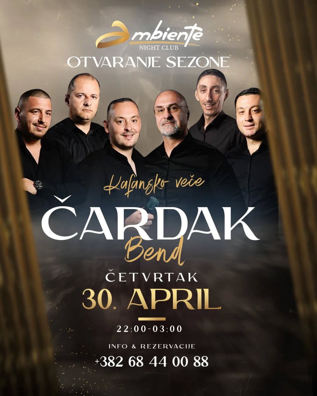 2026-04-30 Budva Kafansko veče: Čardak Bend